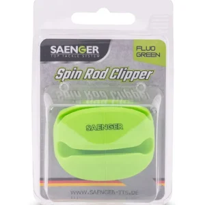 Clip per Canna da Spinning Saenger Fluo Green Aanbieding