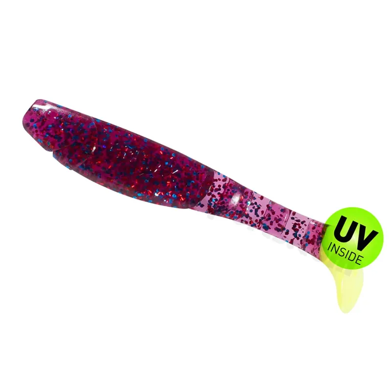 Relax Kopyto Classic 11 cm (4") Violett-Transparent / Fire Tail 3 Stück Fabrieksprijs