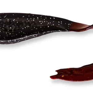 Veilige Betaling SX Sandra Shad 15 cm (6") Schwarz / Rot / Glitter 2 Stück