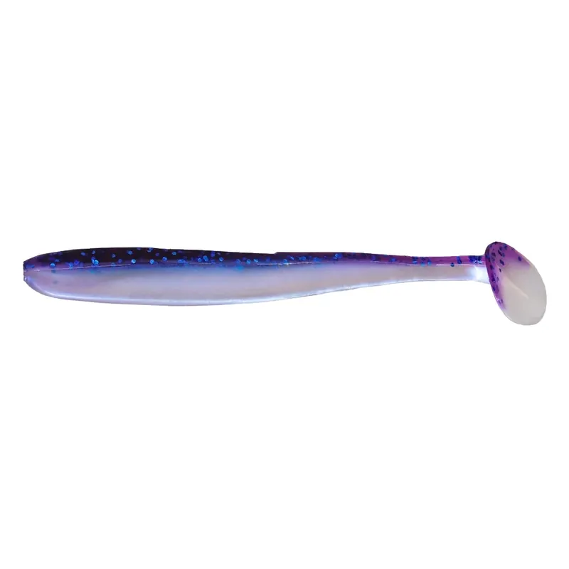 Beperkte Voorraad Relax Bass Shad 13 cm (4,5") Blauperl-Violett-Electric-Blue-Glitter 5 Stück