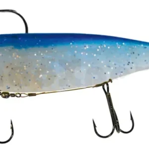 Voordeelprijs Relax Xtra-Soft 23cm Blauperl-Glitter / Blau montiert 12/0 20g mit Beihänger
